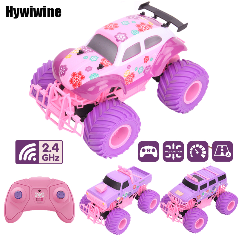 Drone Or Rc Car - Pembe RC Araba Elektrikli Sürücü Off-Road
