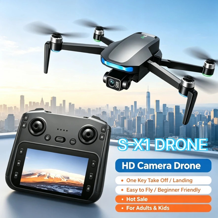 Drone X1 Rc - Orijinal S-X1 GPS Drone 8K HD