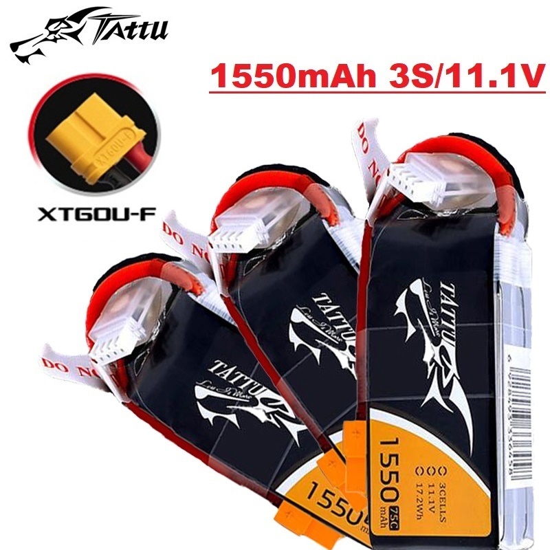Drone Rc Race - TATTU 3S 11.1V 1550mAh RC LiPo