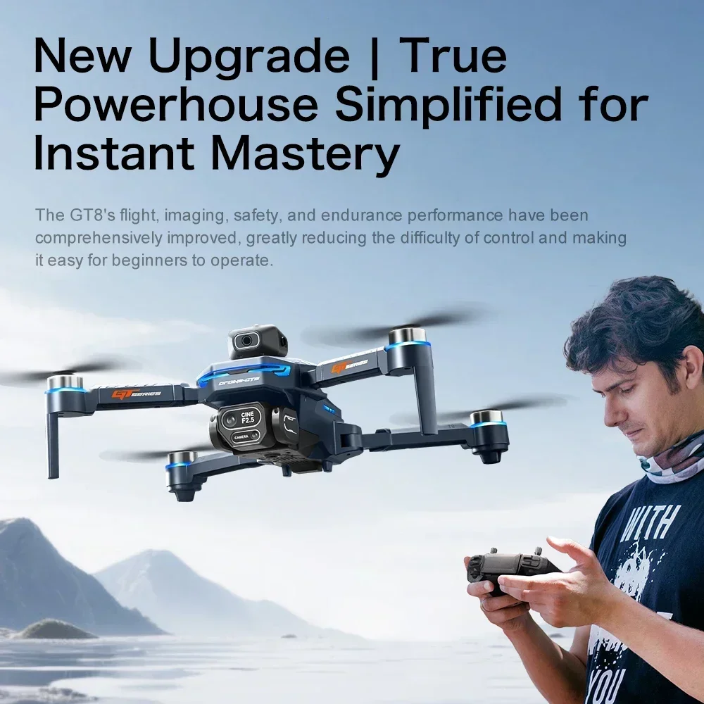 Drone 4K HD GT8 Kamera Engelle - Drone Gt8 Rc incelemesi ve fiyatı