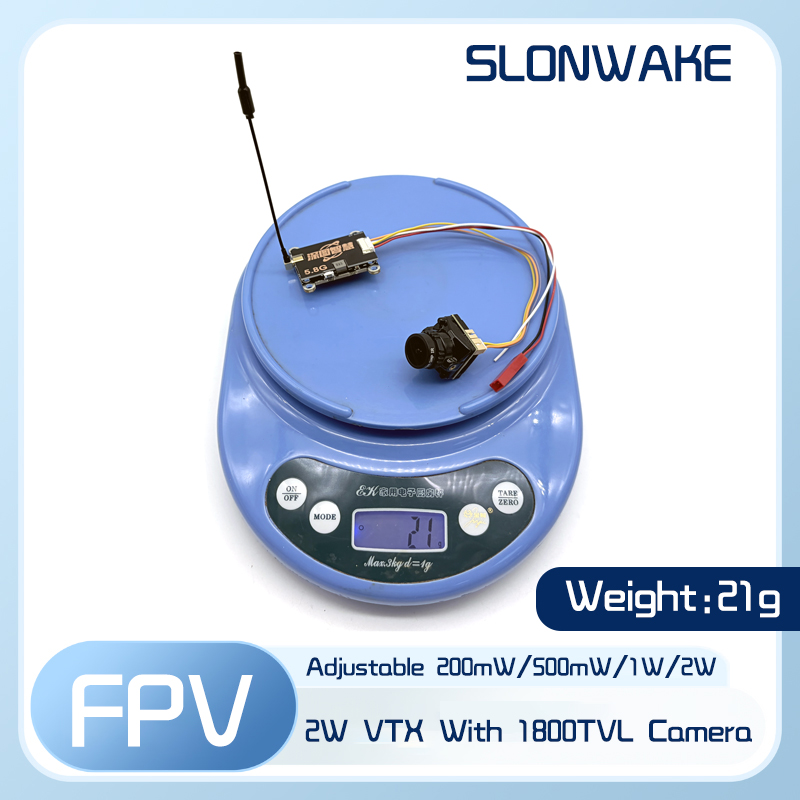 SLONWAKE 5.8G 56CH 2W verici V - Fpv Drone Camera incelemesi ve fiyatı