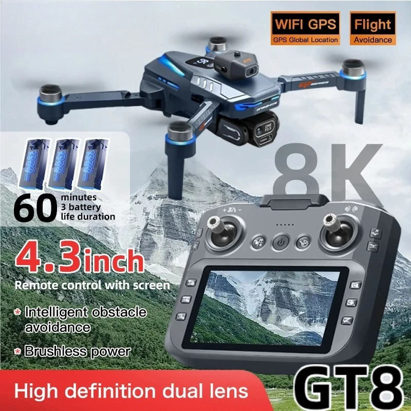 Orijinal GT8 Drone 8K Profesyo - Drone Gt8 Rc incelemesi ve fiyatı