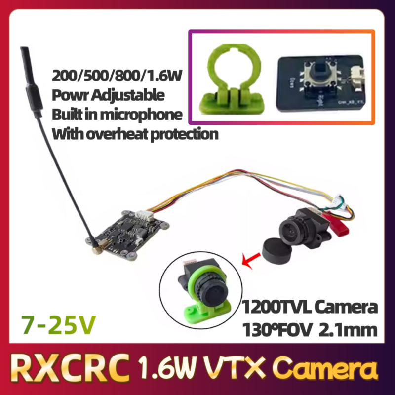 RXCRC 5.8G Modülü 48CH 1.6W VT - Fpv Drone Camera incelemesi ve fiyatı