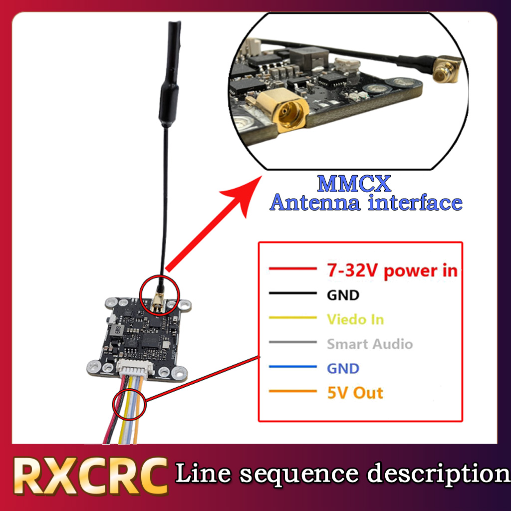 RXCRC 5.8G Modülü 48CH 1.6W VT - Fpv Drone Camera incelemesi ve fiyatı