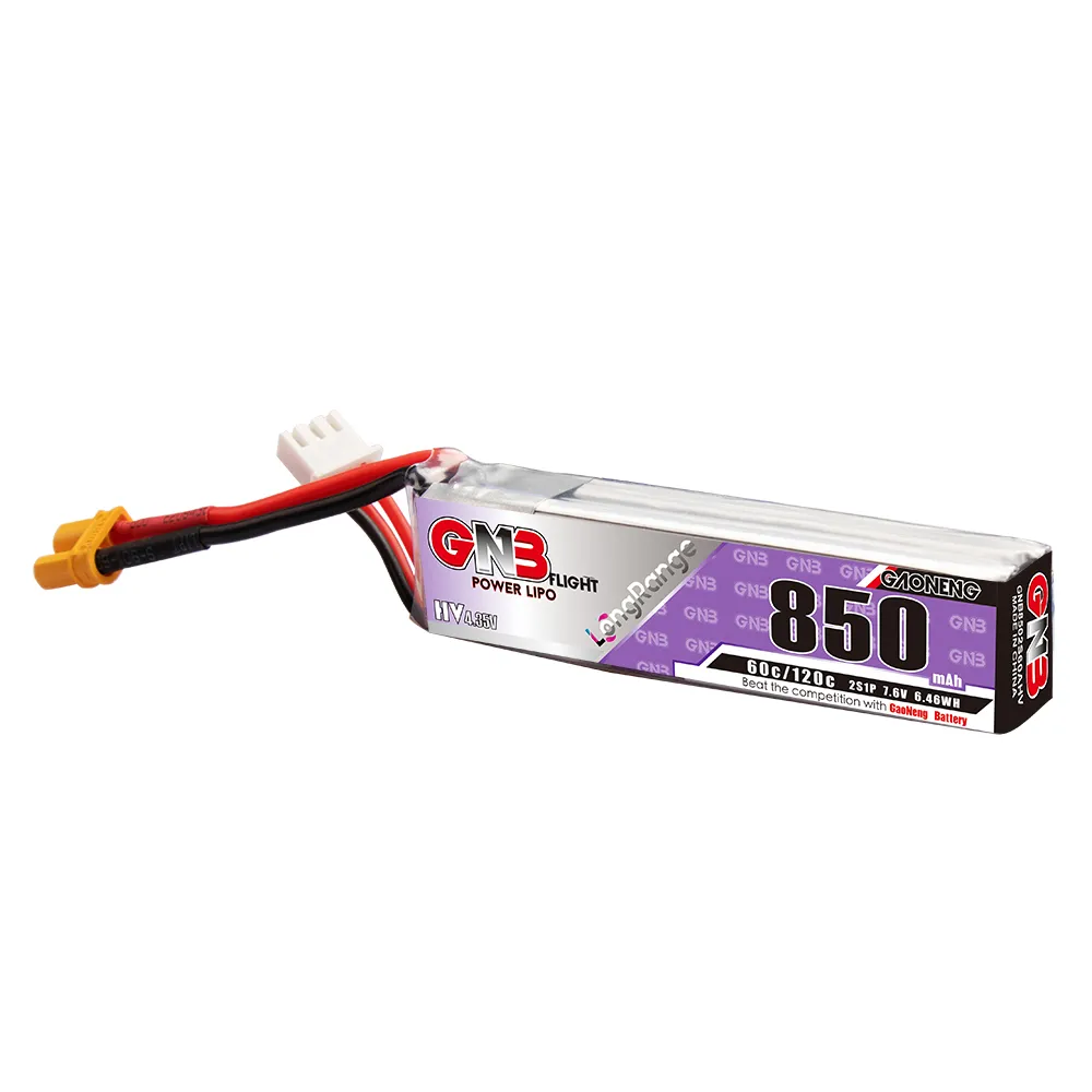 GAONENG GNB LiPo Pil 850mAh 2S - Drone Rc Race incelemesi ve fiyatı