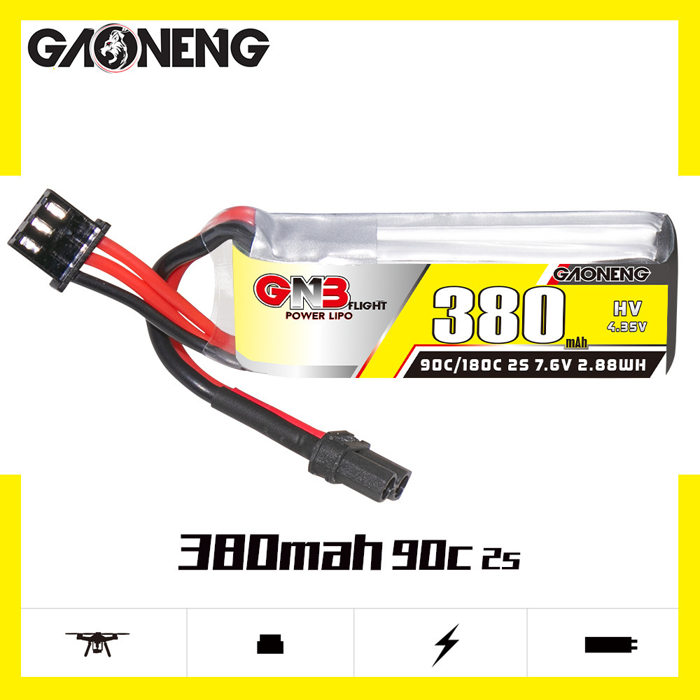 GNB 2S 7.6V 380mAh 90C/180C Li - Drone Rc Race incelemesi ve fiyatı