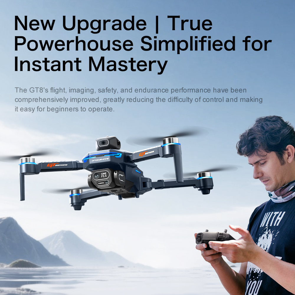 Orijinal GT8 drone 8K HD çift  - Drone Gt8 Rc incelemesi ve fiyatı