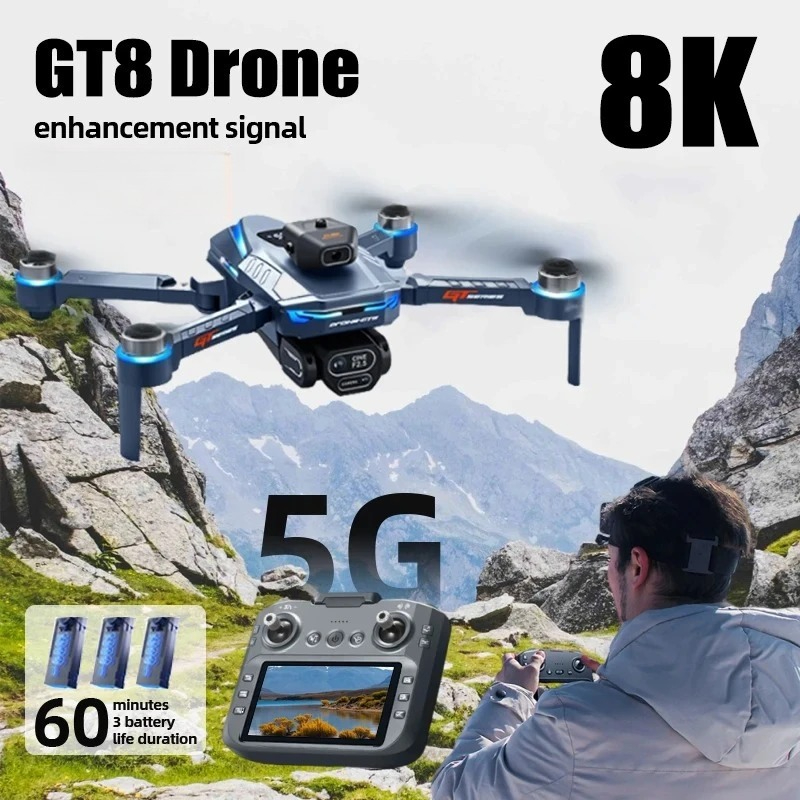 Orijinal GT8 Drone 8K Profesyo - Drone Gt8 Rc incelemesi ve fiyatı